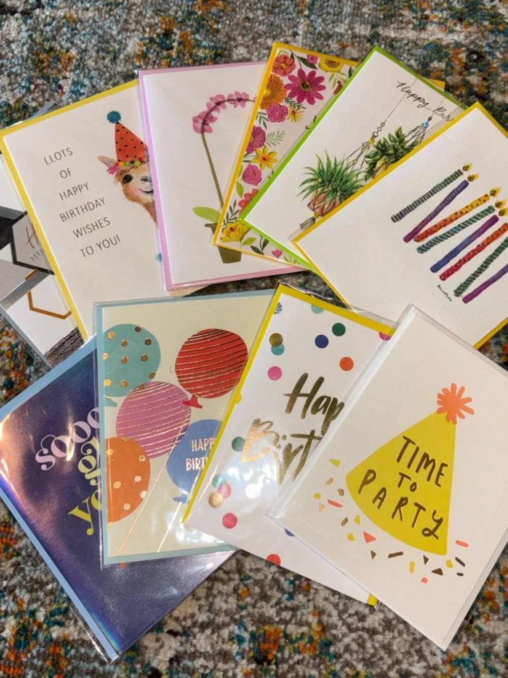 🆕Papyrus Birthday Greeting Card Bundle, 10 Cards - Picture 7 of 8